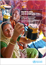 Burning opportunity: clean household energy for health, sustainable development and the wellbeing of women and children - executive summary